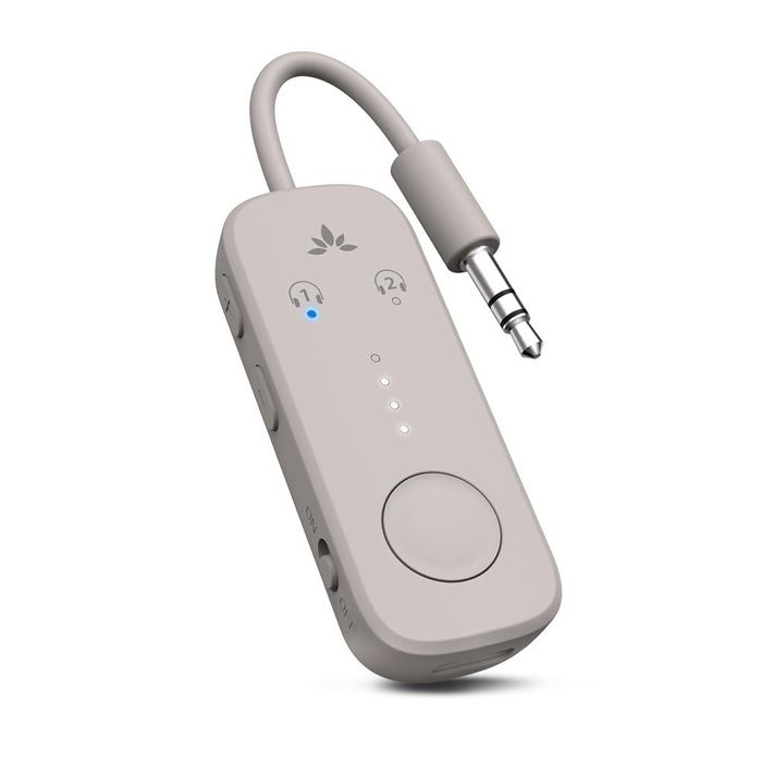 1Mii SafeFly Dual - Adaptateur Bluetooth Avion Pour 2 Casques (aptX, OLED, 25h Autonomie)
