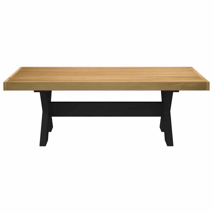Table basse - Plusieurs Niveaux - NOAIN pieds en forme de X 120x60x40 cm massif pin - Salon Moderne(27884) ZLH