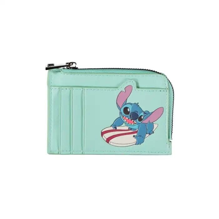Porte-cartes - DIFUZED - Lilo & Stitch - Couleur verte - Design Lilo & Stitch - Compact et pratique