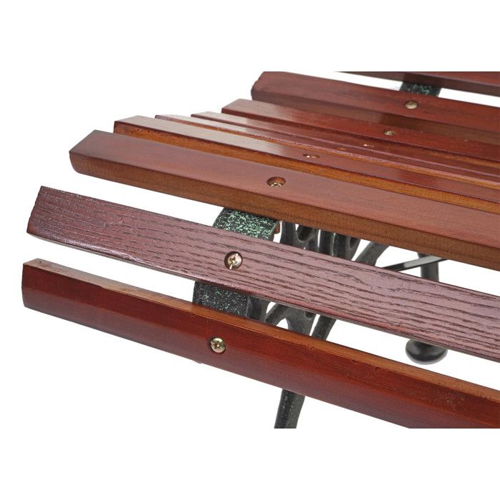 Mendler Banc de jardin Bois naturel - vue 4