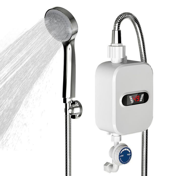 Chauffe-eau électrique instantané douche chauffante portable 3500 W affichage LED de la température