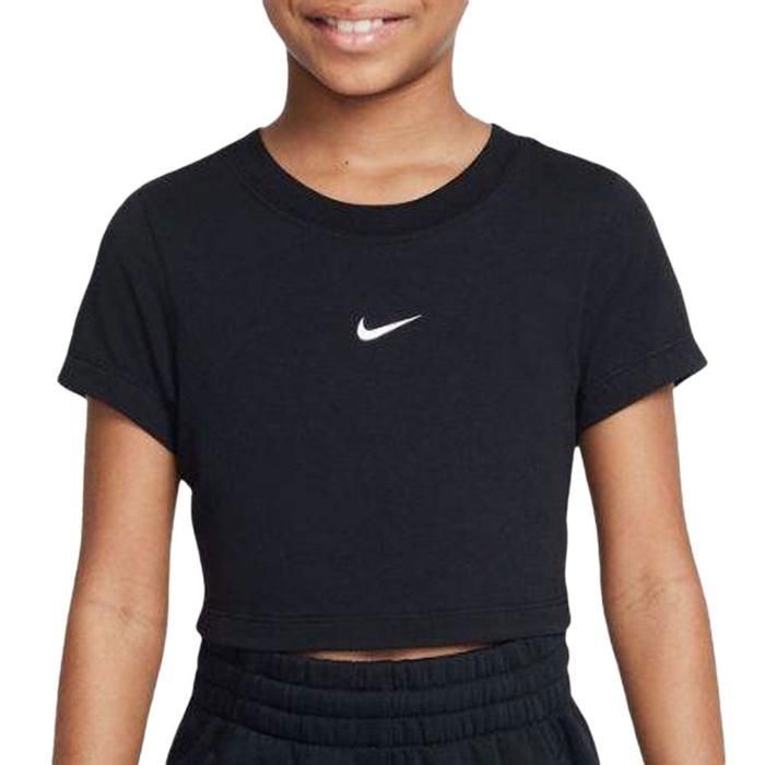 T-Shirt Noir Fille Nike HF7011
