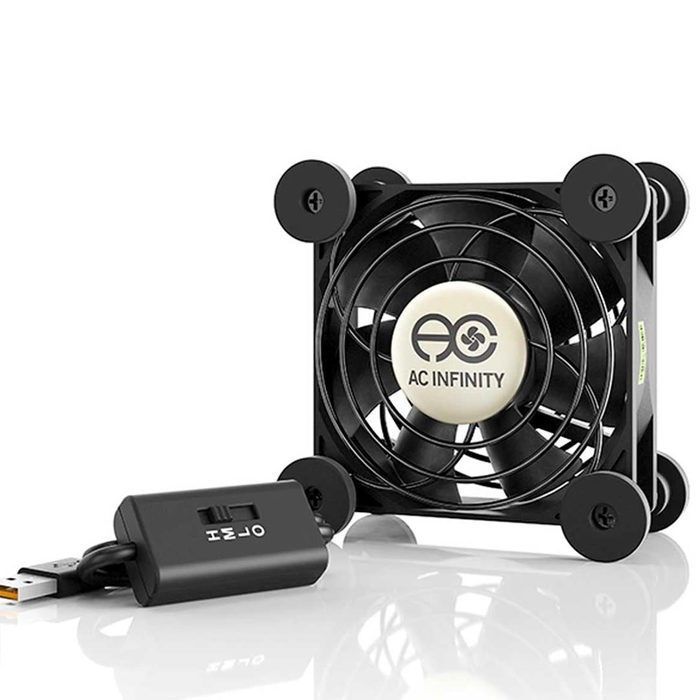 Ventilateur AC Infinity MULTIFAN S1 USB Contrôleur Vitesse Variable Roulements 67 000h Ultra Silencieux - Ac Infinity