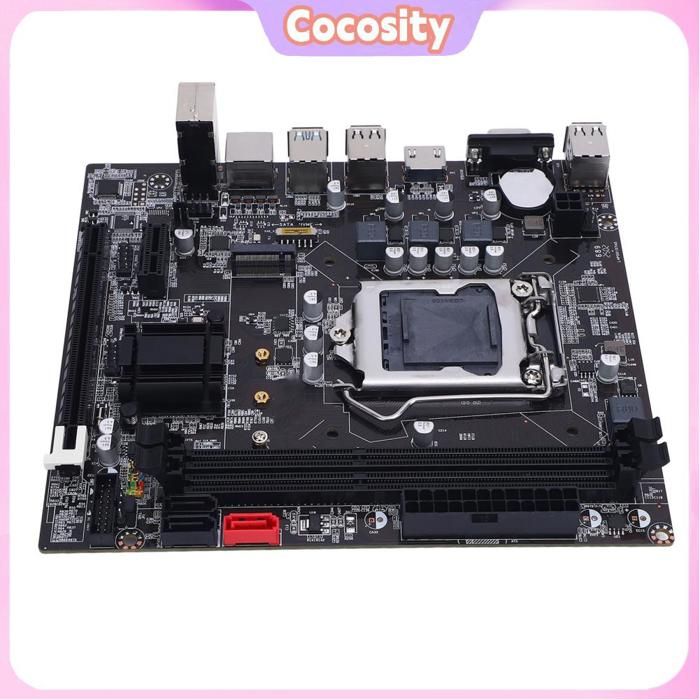 B75 LGA 1155 Carte Mère pour Core I3 I5 I7 E3 V2 Celeron Pentium avec M.2 NVME NGFF ATA3.0 PCIe DDR3 16 Go