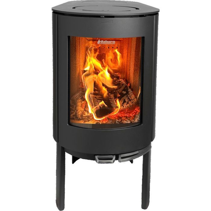 Poêle à bois sur pied Aduro Aduro 23 3 9 kW vitre incurvée - vue 2