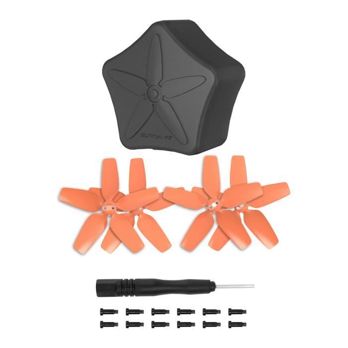 Hélices RC 7x5 2 Pales QUARKZMAN – Lot De 4 Avec Adaptateurs – Parfait Pour Avions Électriques