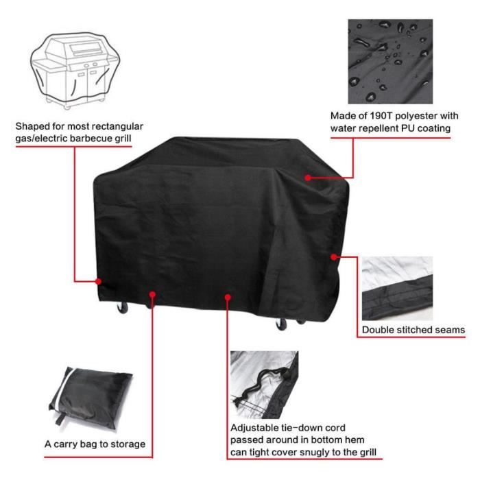 ESTINK Bâches De Voiture Housse De Voiture Noire Imperméable Coupe-vent Antipoussière Protection