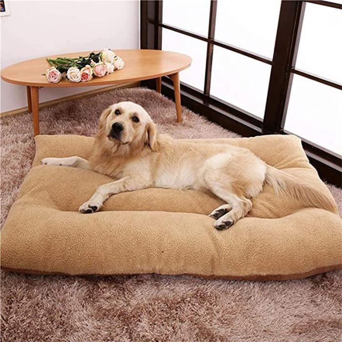 Meilleurs prix pour Niche Pour Chiens,120*80Cm Lits Pour Animaux De Compagnie Épaissis Pour Chiens De Taille Moyenne Et Grande (Kaki)