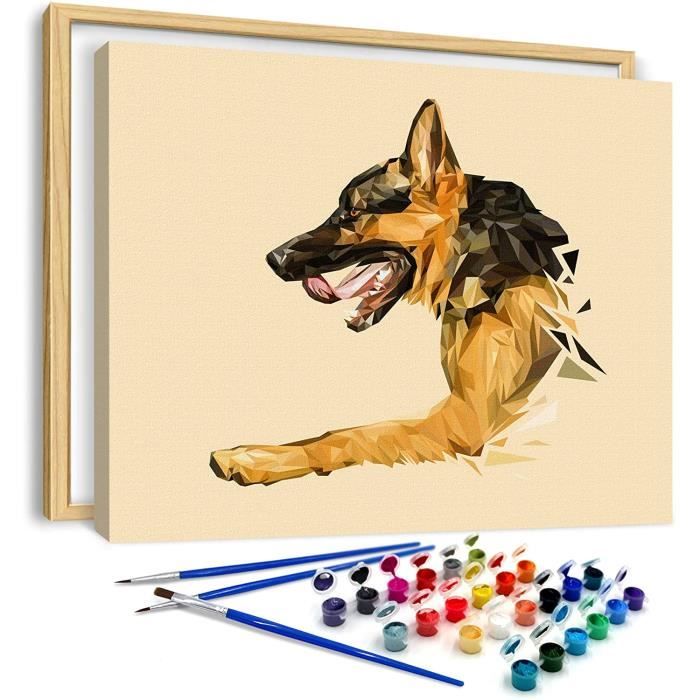 Peinture au numéro - MAPED CREATIV - Chat et Lapin - 20x20 cm - Activité créative - Dès 7 Ans