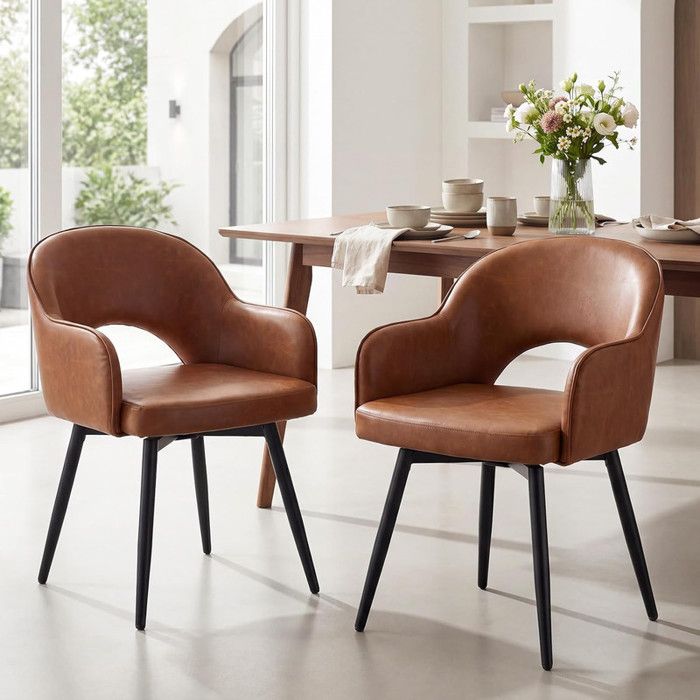 Lot De 2 Chaises De Salle à Manger Modernes, Chaises De Cuisine En Similicuir Avec Siege Rembourre Dossier Courbe Cadre En Metal Orange Blanc 97076360 Lot De 2 Chaises De Salle à Manger Modernes, Chaises De Cuisine En Similicuir Avec Siege Rembourre Dossier Courbe Cadre En Metal Orange Blanc 97076360