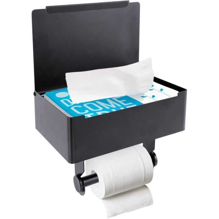 Porte-rouleau De Papier Toilette Mural Moderne Aile Wingit's - Finition Poli Chrome Argenté