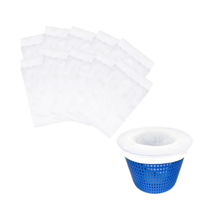 Lot de 40 chaussettes Skimmer pour piscine,avec papier test PH,chaussettes pour skimmer piscine Lot de 40 chaussettes Skimmer pour piscine,avec papier test PH,chaussettes pour skimmer piscine