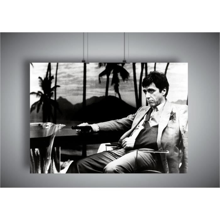 Poster TONY MONTANA SCARFACE MIYTHICAL SCENE 02 - A4 (21x29,7cm)