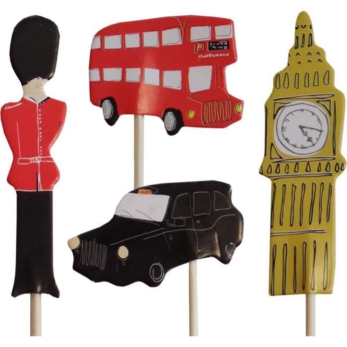 London Petit Gateau Pics Toppers Paquet De 24 Cdiscount Au Quotidien London Petit Gateau Pics Toppers Paquet De 24 Cdiscount Au Quotidien