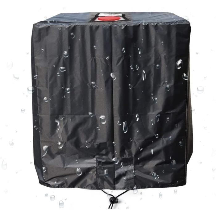 Housse Protection IBC 1000L Camouflage - Bâche Anti-UV Étanche Anti-Poussière 120x100x106cm