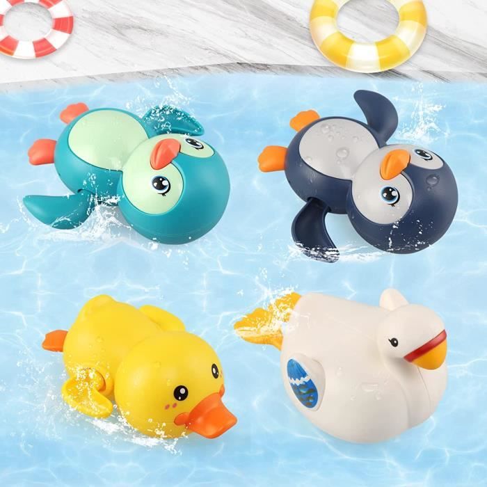 Jouets de Bain, Jeux de Bain pour Bebe 1 2 3 Ans, 4 Pièce Animaux Jouets  Flottants, Salle de Bain Jouets, Jouet Enfant de Baig[9] - Cdiscount  Puériculture & Eveil bébé