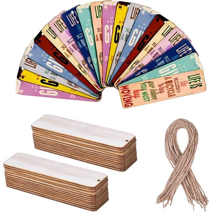 50 Pièces Formes Bois Ailes D'ange Alasum - Découpes En Bois Marron Clair 5,5x2,1 Cm - Pour Bricolage, Déco, Porte-clés, Scrapbooking