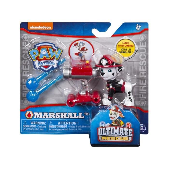 Pat Patrouille Ultimate Rescue Marcus Le Pompier Avec Canon A Eau Figurine Chien Animaux Cdiscount Jeux Jouets