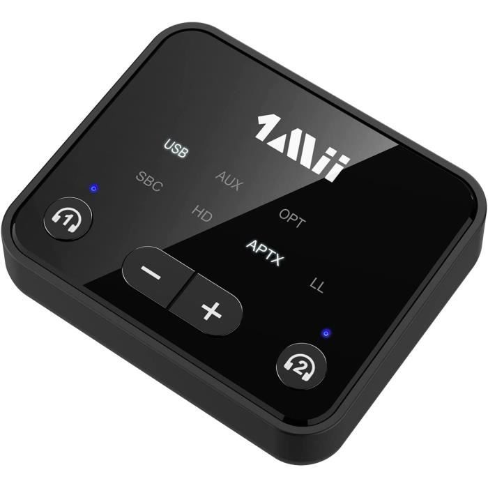 Emetteur Bluetooth 5.2 pour TVPCProjecteurs avec aptX Low Latency