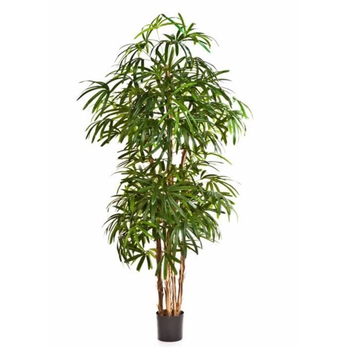 Palmier bambou artificiel, 422 feuilles, 110 cm - plante synthétique -  artplants - Cdiscount Maison
