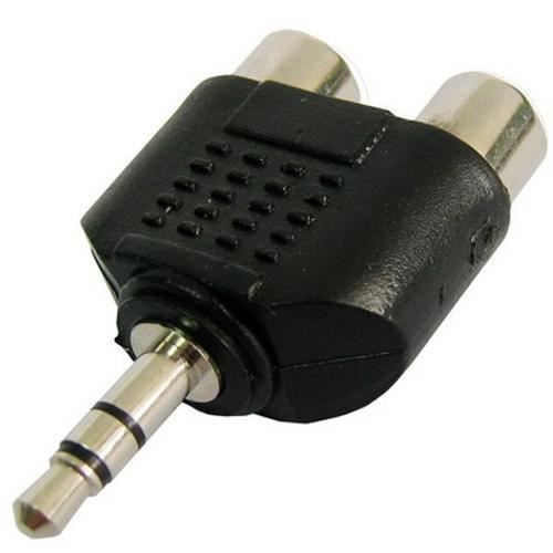 Câble Audio Stéréo 3,5 Mm Vers RCA, Jack EMK Vers RCA Plaqué Or, Compatible Avec Smartphones, MP3, Tablettes, Haut-parleurs, Home Cinéma, HDTV (angle Mâle Vers Mâle, 1,8 M/2 M
