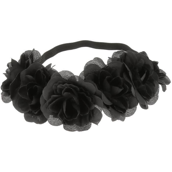 Bandeau à cheveux pour femme - Fleurs - Couronne de fleurs - Cheveux pour  femmes de mariage et fête[176] - Cdiscount Au quotidien