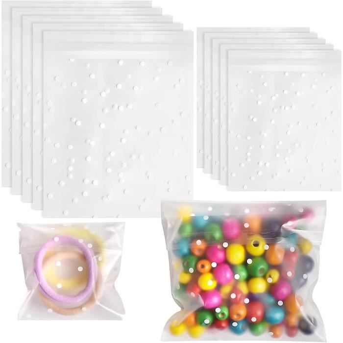 Lot 200 Sacs En Cellophane Transparent Fermeture À