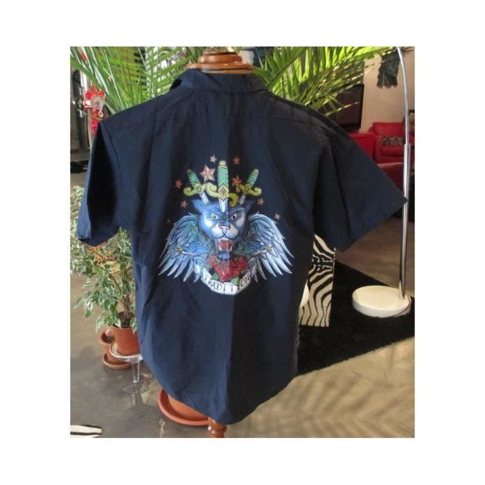 Chemise Chat Aille Epee Rockabilly Chemisette 3xl Hirondelle Achat Vente Chemise Chemisette Cdiscount