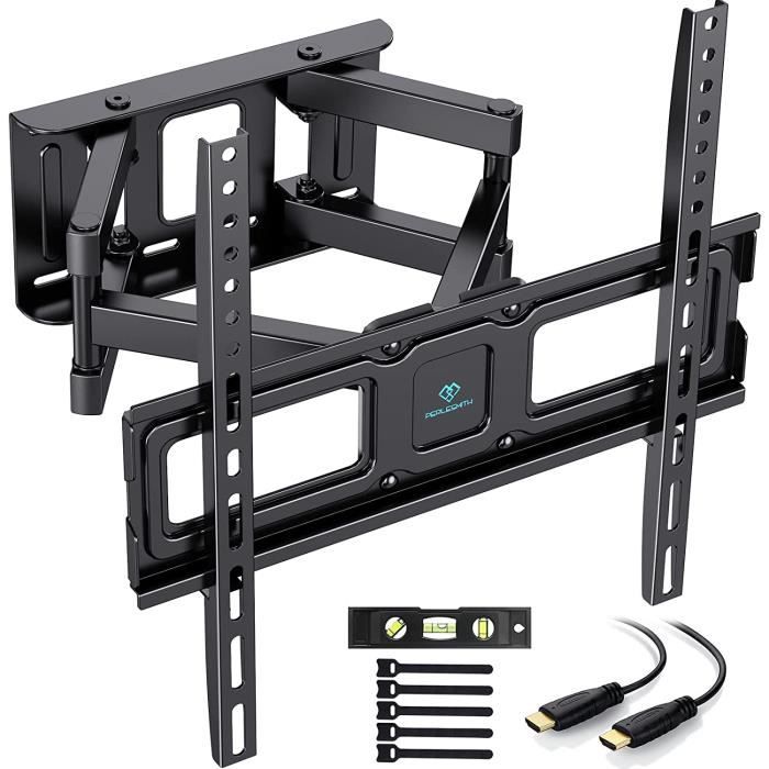 Tv Rotation Pivot Support Murale TV Inclinable Pivot et Rotation - Mouvement Complet pour ...