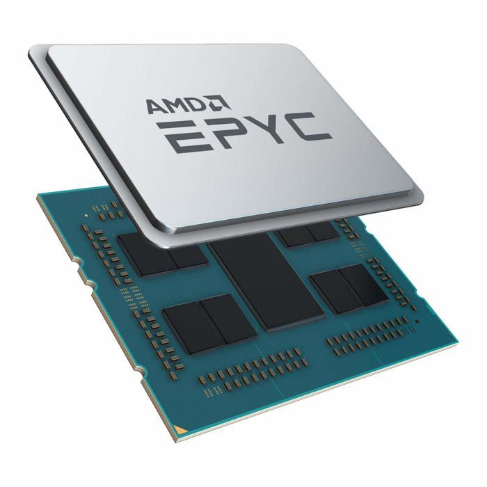 AMD EPYC 7252 3.1 GHz 8 curs 16 filetages 64 Mo cache Socket SP3 OEM - vue 2