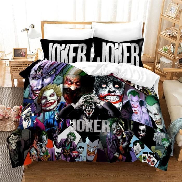 Le Joker Simple Double King Super King lit couette couverture Set Taie D'oreiller 