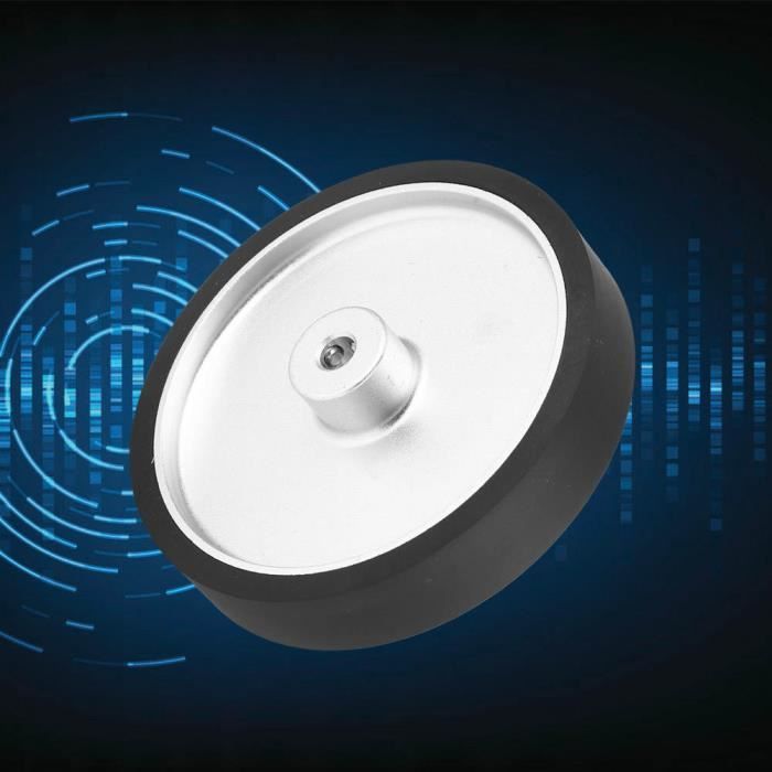 Roue D'encodeur Industrielle 250 Mm En Caoutchouc Antidérapant - Pour Compteur Encodeur, Support Aluminium