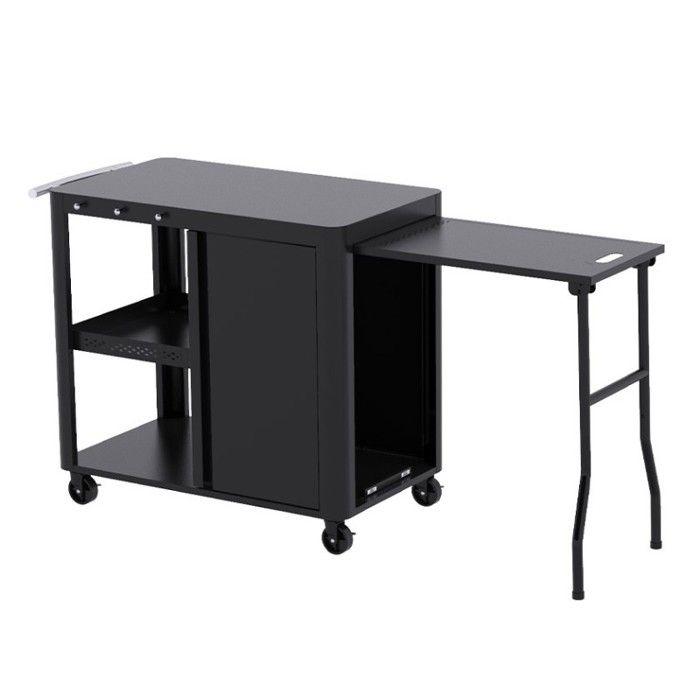Chariot plancha Evolution – BRASERO BY FAVEX – Plateau 85 x 50 cm – Extension latérale – Rangement fermé – Roues autobloquantes