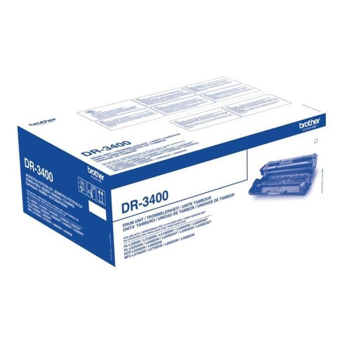 Brother DR3400 Kit tambour pour Brother DCP L6600 HL L5000 L5100 L5200 L6250 L6300 L6400 MFC L5750 L6800 L6900 - vue 3
