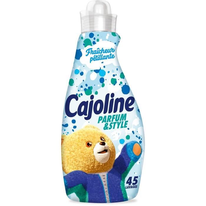LOT DE 2 - CAJOLINE : Adoucissant fraîcheur pétillante 45 lavages 1 ...