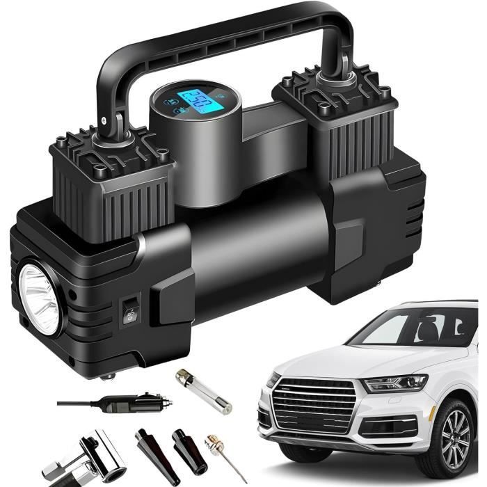 Compresseur d'air portable gonfleur Pompe à air de voiture électrique sans  fil charge usb 4 000 mAh avec LED Compresseur pneus auto - Cdiscount Auto