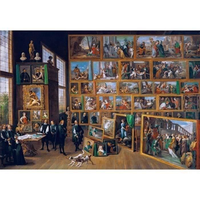 Clementoni - Museum - Puzzle 2000 pièces - Teniers : Archduke Leopold Wilhelm