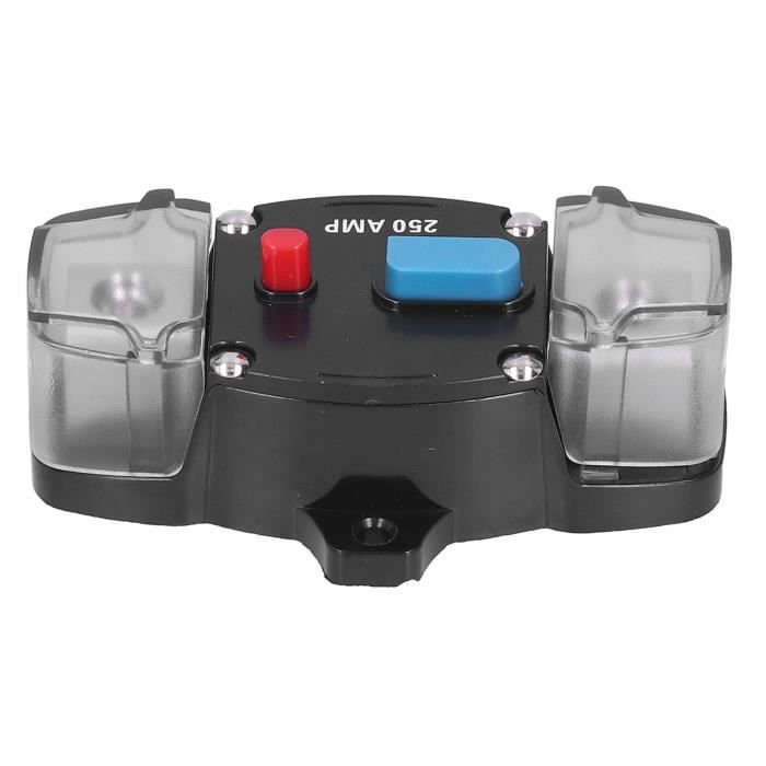 Disjoncteur Voiture 12-48V – Protection Surcharge, Réinitialisation Manuelle – Pour Audio, Ampli, Yacht
