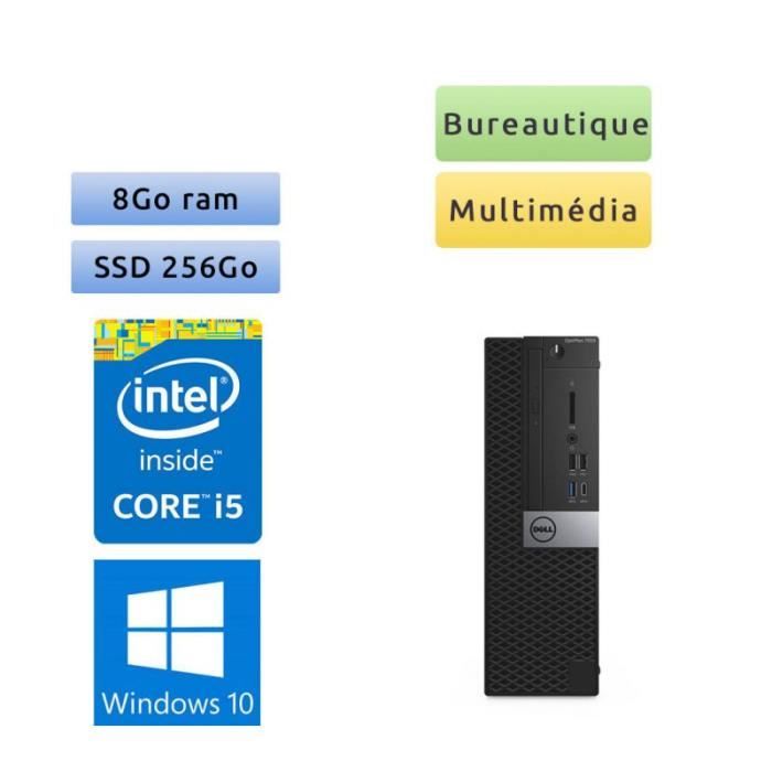 Acheter Dell Optiplex 7050 SFF - Windows 10 - i5 8Go 256Go SSD - Port Serie - Ordinateur Tour Bureautique PC Reconditionné - 198,00 € Dell Optiplex 7050 SFF - Windows 10 - i5 8Go 256Go SSD - Port Serie - Ordinateur Tour Bureautique PC Reconditionné - Dell reconditionné disponible sur Cdiscount Seconde Vie