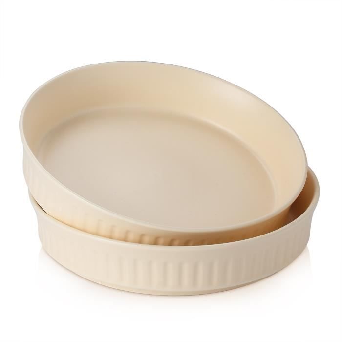 Bol Saladier Dowan 1800ml - Lot De 2 En Porcelaine Blanche