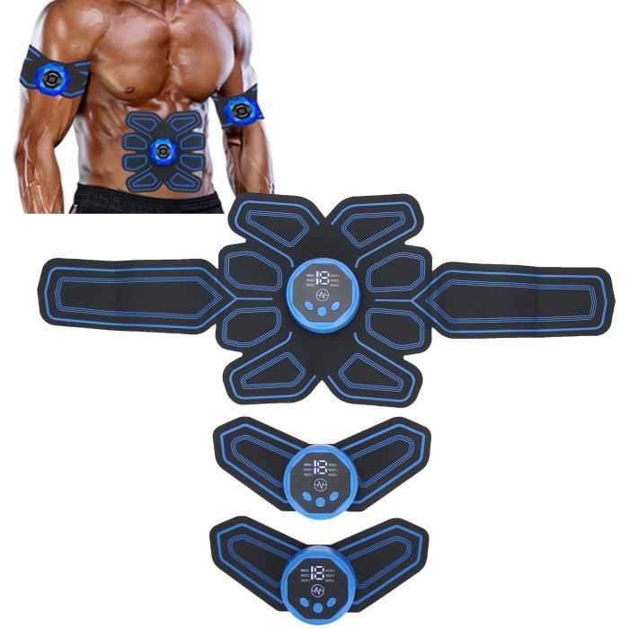 Ceinture De Stimulation Musculaire EMS Rechargeable - Pour Abdominaux, Bras, Jambes...