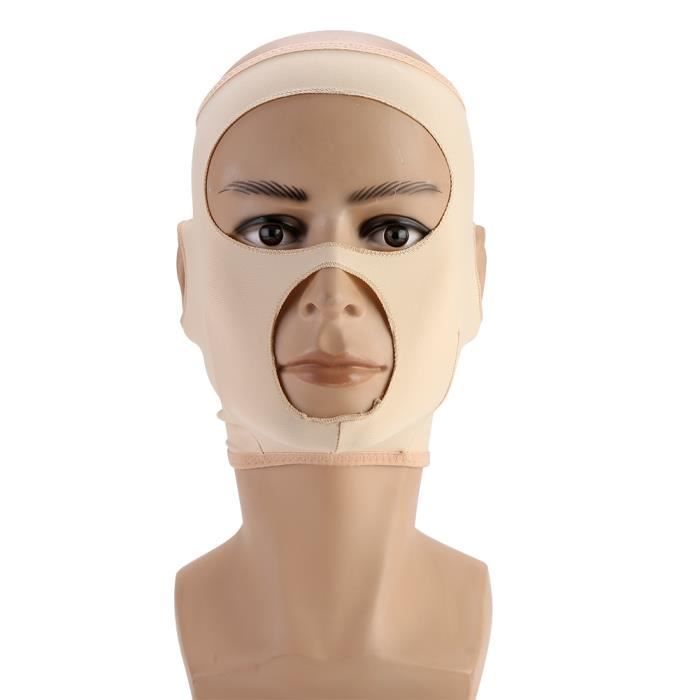 Bandeau Amincissant Visage Réutilisable - Soie Glacée, Ajustable - Vert - Neuf