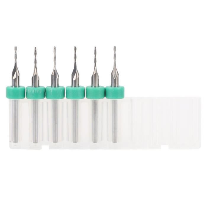 Fraiseuse 10pcs Fraises en Spirale en Carbure de Tungstène Fraise en