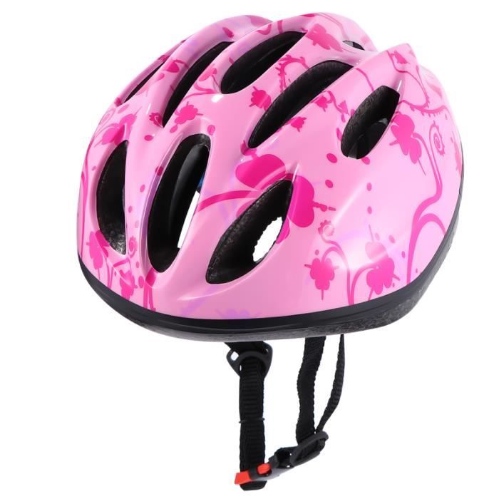 Kit De Protection Enfant Pour Roller, Vélo, Skate - Genouillères, Coudières, Protège-mains - Taille Unique Rose