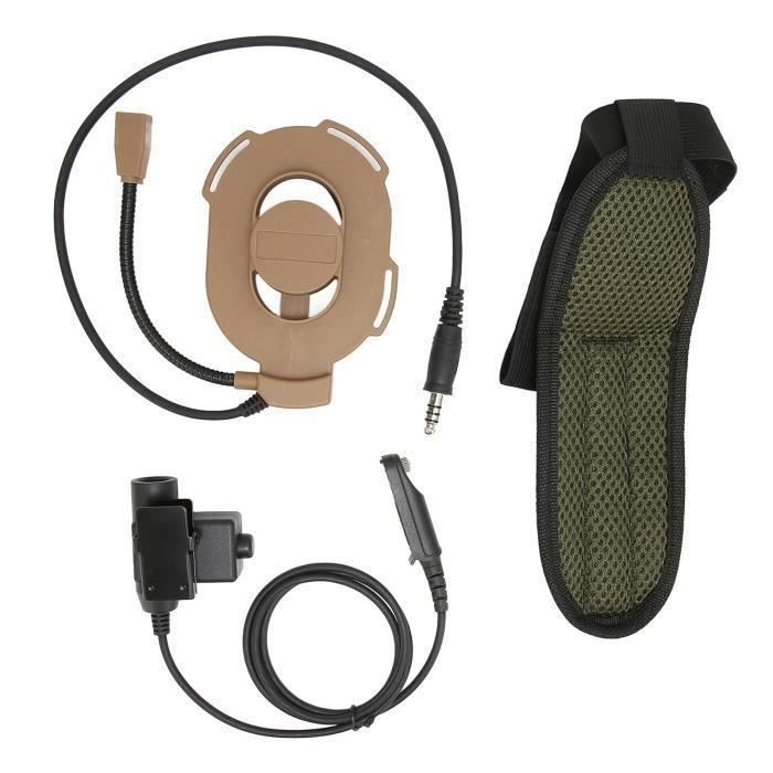 Garosa Casque Moto avec PTT Casque de moto casque casque militaire