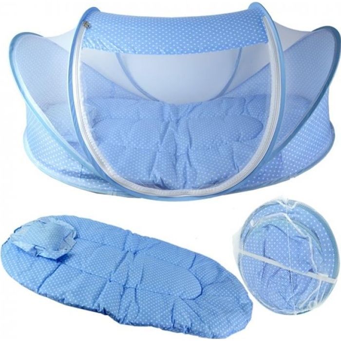 Tente Pop-Up 4-en-1 Peradix Pour Bébé – Piscine à Balles, Plage, Jeu Et Ombre Solaire Avec Moustiquaire, Bleu