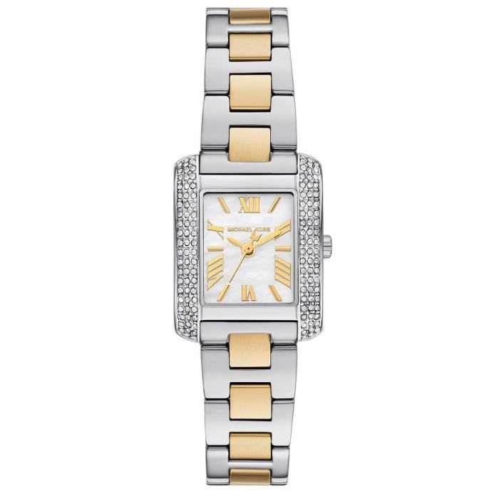 Montre - MICHAEL KORS - MK4882 - Acier inoxydable multicolore - Boîtier rectangulaire 8 mm - Étanche 5 ATM