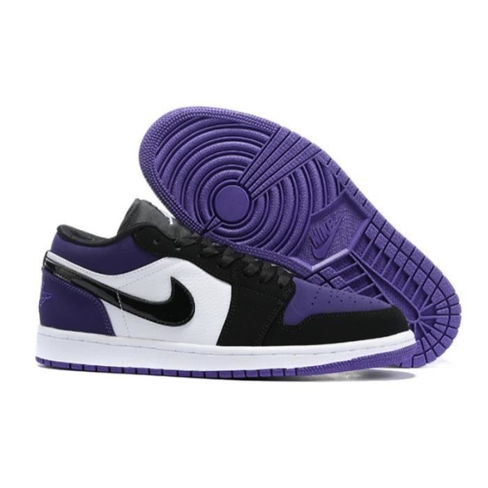 Nike Air Jordan 1 Low Run Retro High Running Femme Homme jd-044 noir-Size 41 Noir - Cdiscount 