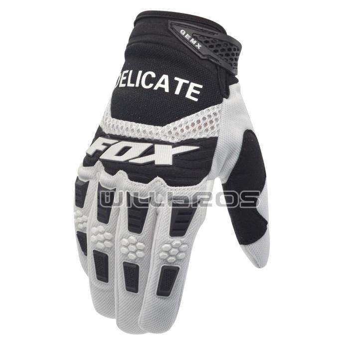 Gants De Cyclisme Doigts Longs YKYW Noir/blanc - Taille S - Respirants Et Tactiles