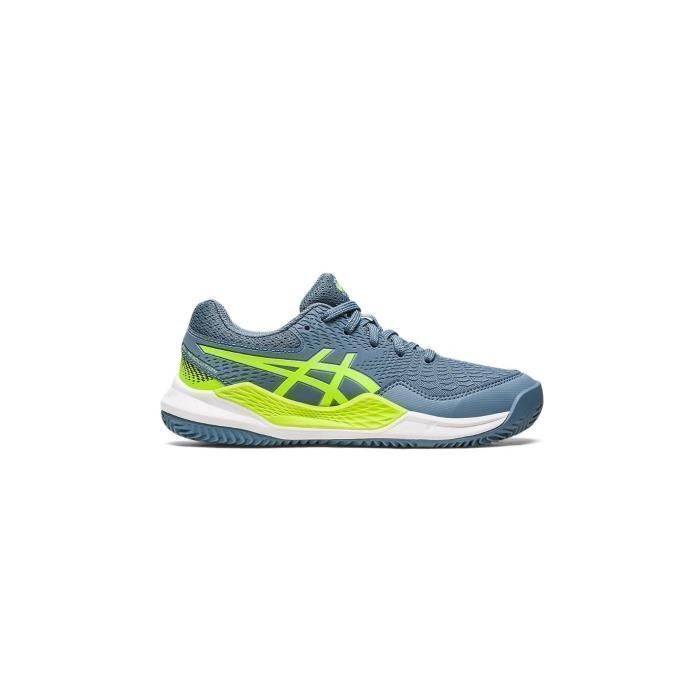Chaussures de tennis ASICS GEL-RESOLUTION 9 Terre Battue Grise - Stabilité et confort pour garçon